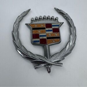 Vintage Cadillac‎ Eldorado Fleetwood Hood Ornament Crest Emblem